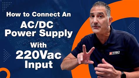 How To Properly Connect An Ac Dc Power Supply With Vac Input Youtube