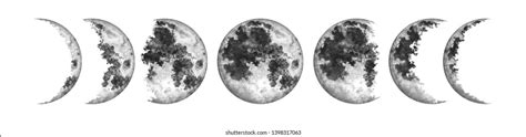 Aggregate More Than 80 Phases Of Moon Sketch Latest Seven Edu Vn