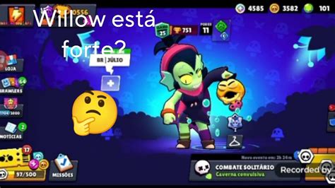 Peguei Willow Rank No Brawl Stars Youtube