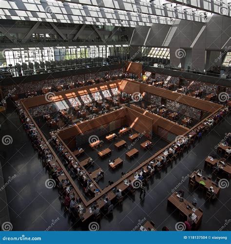 China Beijing National Library Editorial Stock Image - Image of active ...