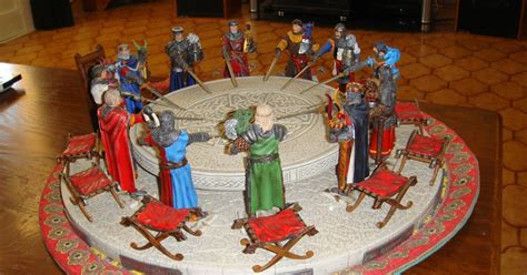 Les figurines de Bernard Sauvat: Les chevaliers de la table ronde