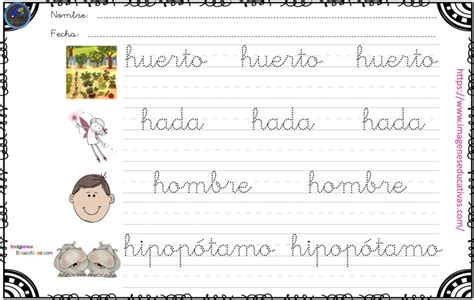 Cuaderno Preescritura Y Perfeccionamiento De Caligrafía Imagenes Educativas