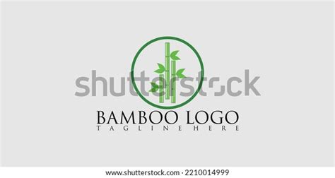 Bamboo Logo Design Creative Concept Premium Stock Vector Royalty Free