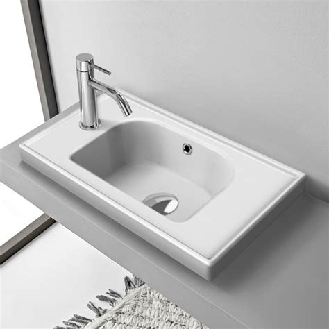 Cerastyle U D By Nameek S Frame Small Drop In Bathroom Sink