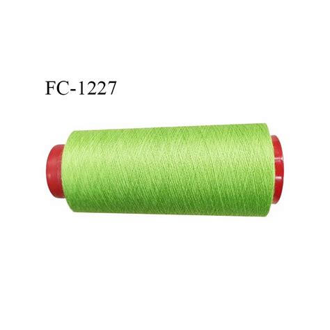 Cone 1000 M Fil Polyester Fil N80 Couleur Vert Anis Longueur Du Cone