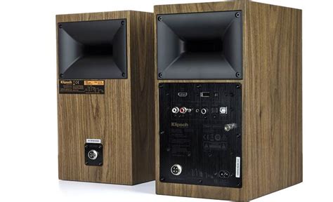 Klipsch The Fives Walnut Powered Speaker System With Bluetooth And