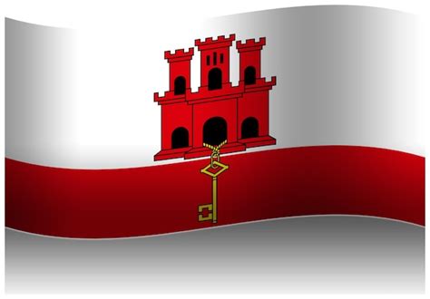 Premium Psd Gibraltar Wave Flag D