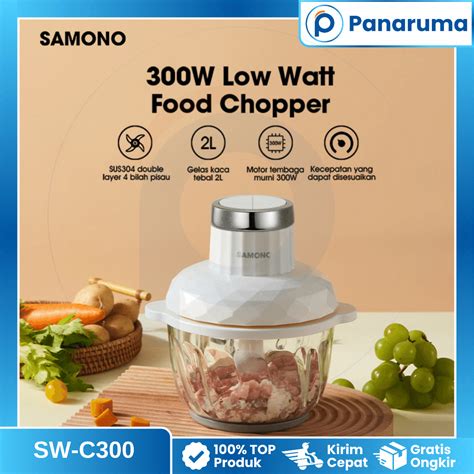 Jual Samono Penggiling Daging Kaca Speed Multifungsi Food Chopper