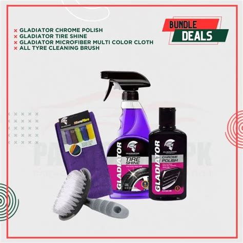 Car Wheel Care Deal Combo 4 Pcs PakMotors Pk