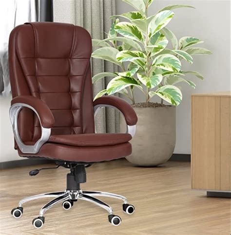 Rexine High Back Boss Revolving Chair Fixed Arm At Rs 3050 In New Delhi