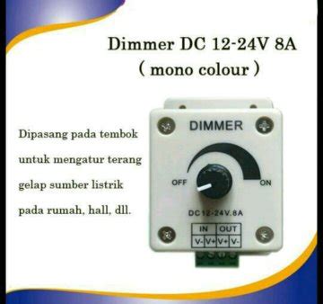 Jual Dimmer Putih DC 12 24V 8A Single Colour Di Lapak Trinan Bukalapak