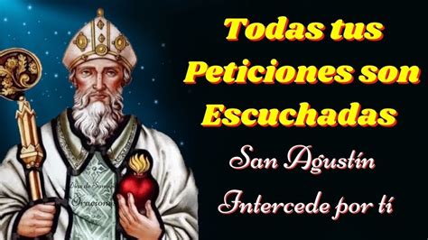 ORACIÓN a SAN AGUSTÍN para que me ACERQUE a DIOS YouTube