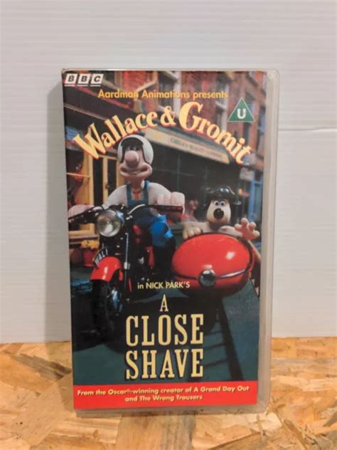 Wallace And Gromit Vhs Tape A Close Shave Original Vhs