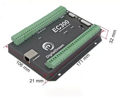 PLACA CONTROLADORA CNC EC300 PARA 6 EIXOS C PORTA ETHERNET Prado