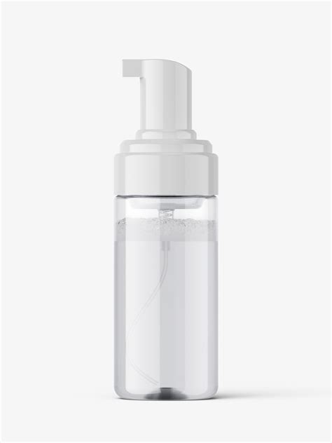 Foam Bottle Mockup