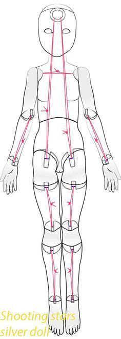 Double Jointed Bjd Layout Sketch Ball Jointed Doll Ball Jointed