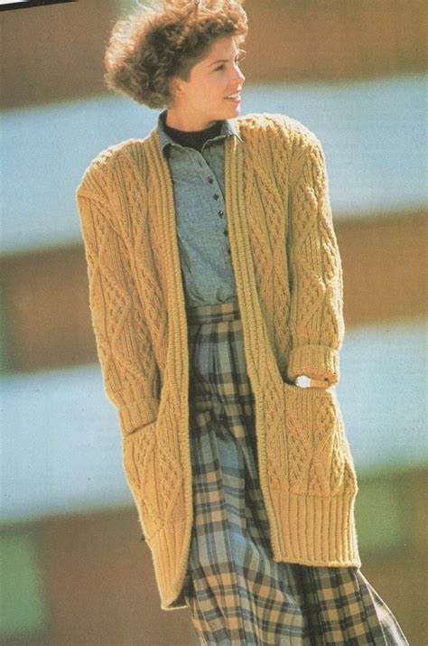 Womens Jacket Knitting Patterns Pdf Ladies 36 44 Inch Chest Etsy Uk