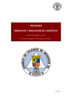 Programa Mediaci N Y Resoluci N De Programa Mediaci N Y