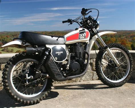 Yamaha Xt 500 1976 Yamaha Cafe Racer Classic Motorcycles Enduro