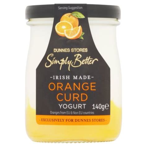 Dunnes Stores Simply Better Orange Curd Yogurt 140g Dunnes Stores