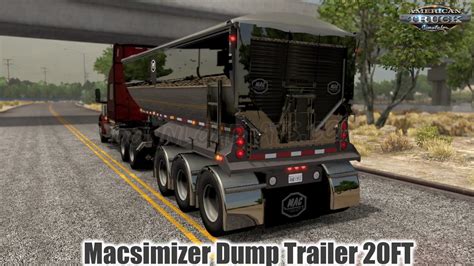 Macsimizer Dump Trailer 20ft V1 4 1 48 X For Ats Custom