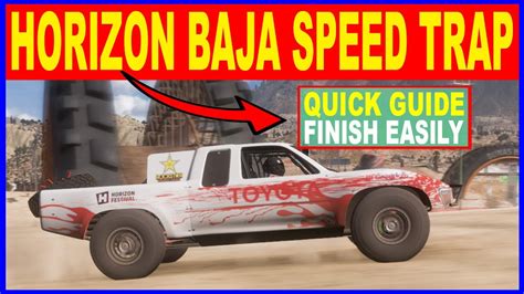 Forza Horizon 5 Speed Trap Horizon Baja Speed Trap Youtube