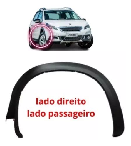 Moldura Paralama Direito Peugeot 2008 2015 2021 Original Frete grátis