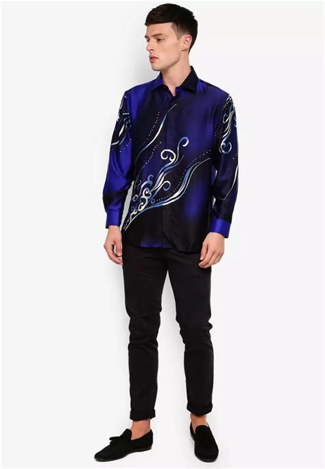 Buy Gene Martino Men Baju Batik Online Zalora