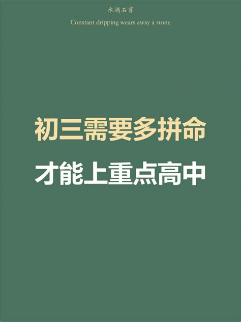 初三党进，你要多拼命，才能上重点高中？ 哔哩哔哩