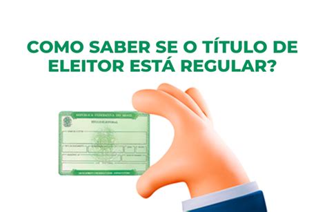 Como saber se o título de eleitor está regular FFD Fundação