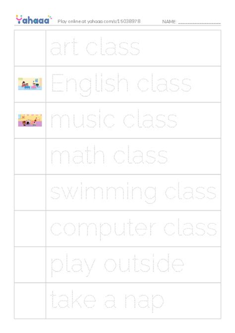 Free Worksheet On Let S Go Unit Activities One Column Yahaaa