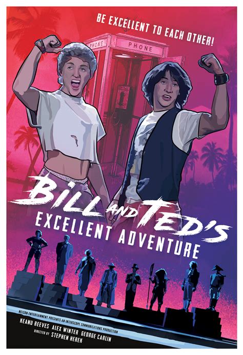 Bill And Teds Excellent Adventure Poster By Chrisayerscreative