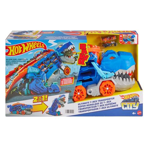 T Rex Transportador Hot Wheels City Ultimate Mattel Shopee Brasil