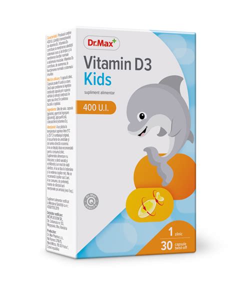 Dr Max Vitamina D Pentru Copii Capsule Twist Off Farmacie