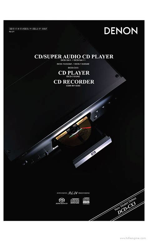 Denon CD Players Product Brochure | HiFi Engine