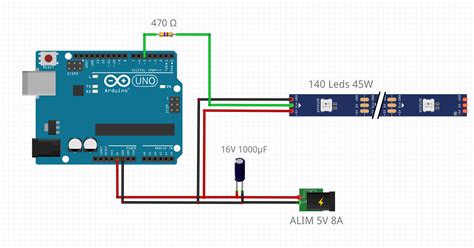 Section de câbles ruban led adressable RGB 5V Français Arduino Forum