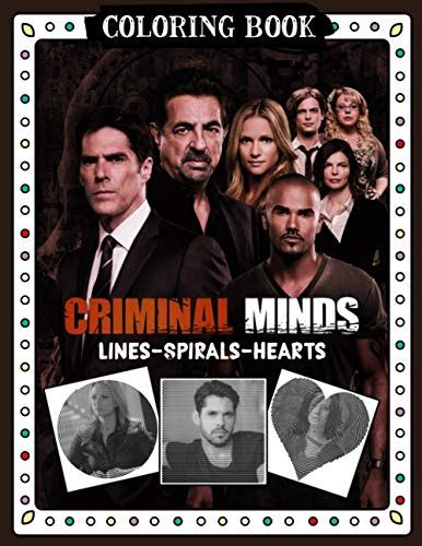 Criminal Minds Coloring Book Lines Spirals Hearts By Merced Suarez