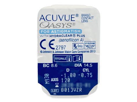 Acuvue Oasys For Astigmatism 6 Lenses Alensa UK