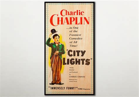 Charlie Chaplin City Lights Poster