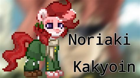 How To Make Noriaki Kakyoin On Pony Town Jjba Tutorial Youtube