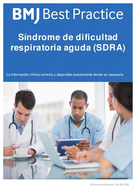 PDF Síndrome de dificultad respiratoria aguda SDRA 4 9 2020