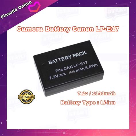 แบตกล้อง Camera Battery Canon Lp E17 For Canon Eos Rp M3 M5 M6 750d