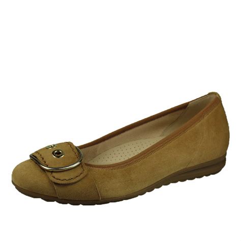 Gabor Ballerina für Damen in beige | Schuhparadies