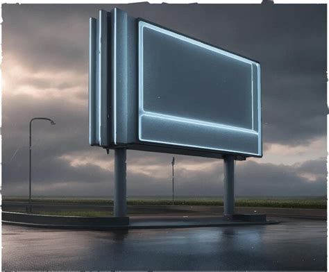 Premium AI Image | Billboard background design advertising and design