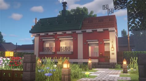 Minecraft : How to build a Pink Terracotta house Minecraft Map