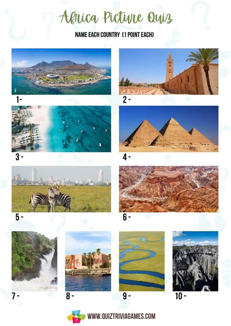 60+ Africa Quiz Questions And Answers - Quiz Trivia Games