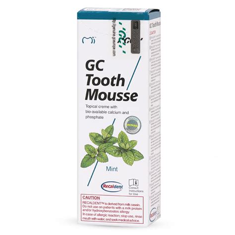 Крем GC для зубов Tooth Mousse , Mint 35 мл - «Знаменитый Tooth Mousse ...