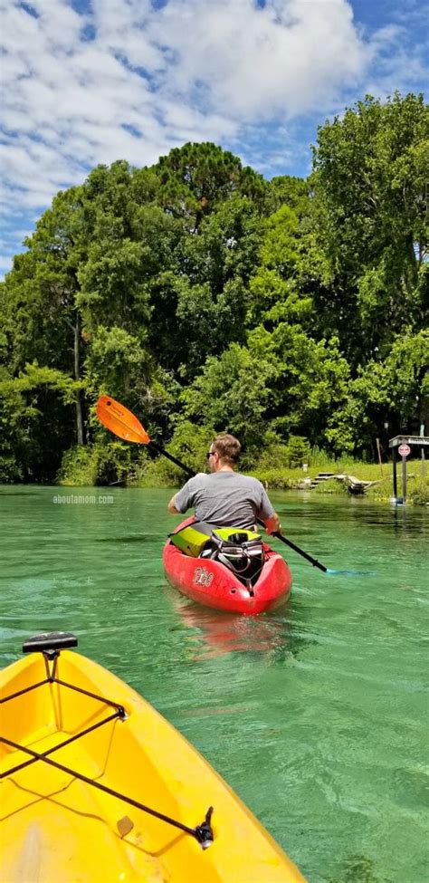 Kayaking the Weeki Wachee River, Florida - About a Mom