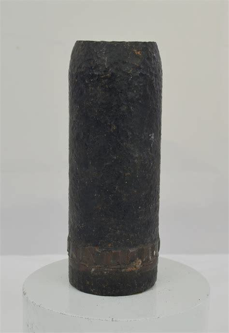 WW1 British 18 Pounder Shrapnel Shell Case Used By The British QF 18