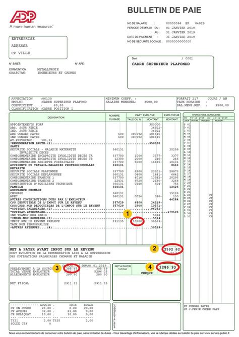 Exemple De Bulletin De Salaire Avec Indemnit De Rupture Hot Sex Picture